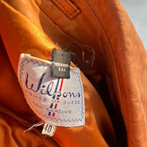 Wilsons leather 70s style leather size 40 - Picture 7 of 8